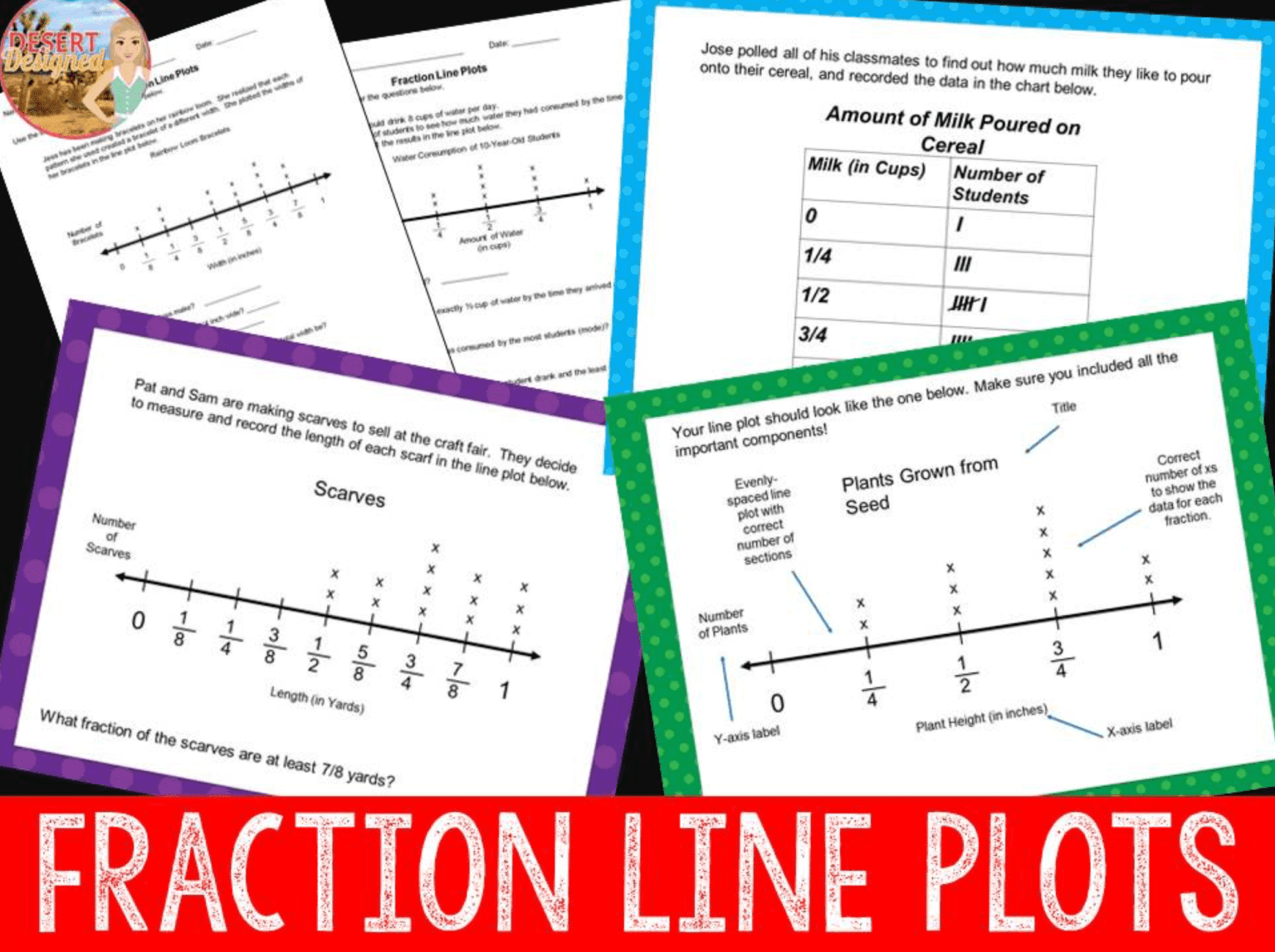 5 Things You Need To Know Before Teaching Fraction Line Plots Desert 