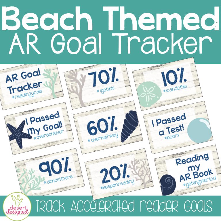 Product cover for Beach Themed AR Goal Tracker