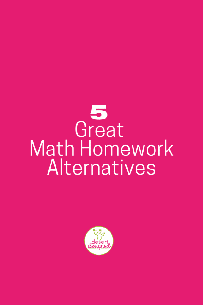 5 Great Math Homework Alternatives
